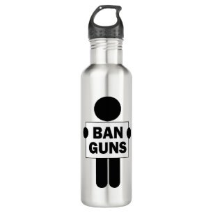Ban Guns 710 Ml Water Bottle