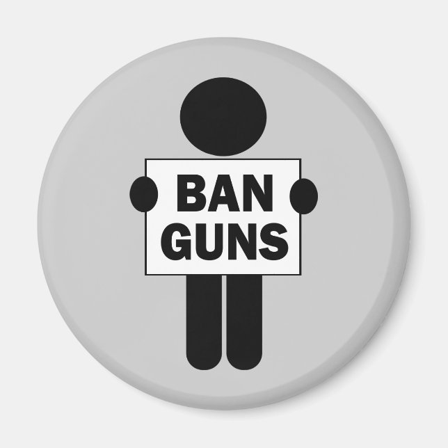 Ban Guns Magnet (Front)