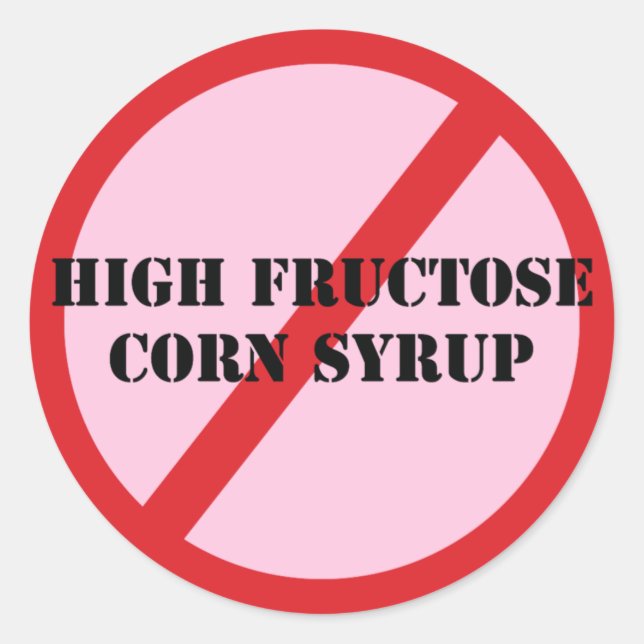 Ban High Fructose Corn Syrup Sticker (Front)