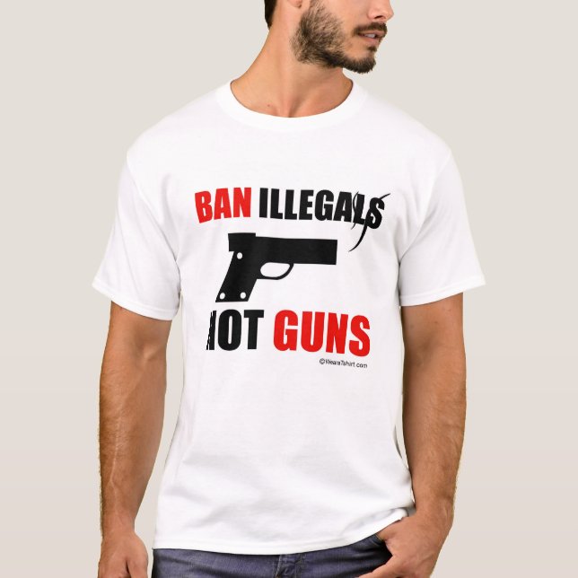 BAN ILLEGALS T-Shirt (Front)