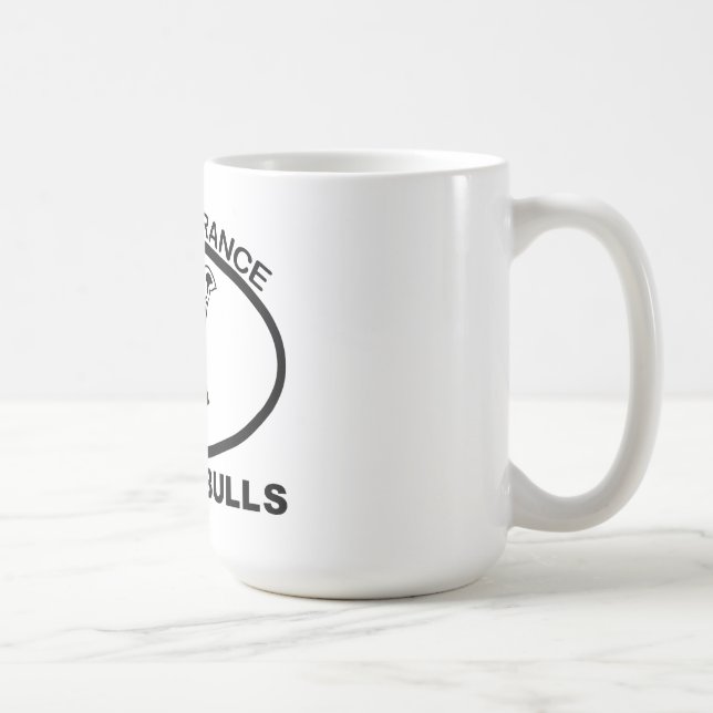 BAN PITBULL IGNORANCE NOT PITBULL COFFEE MUG (Right)