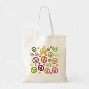 Ban the Bomb Peace Symbol Tote Bag