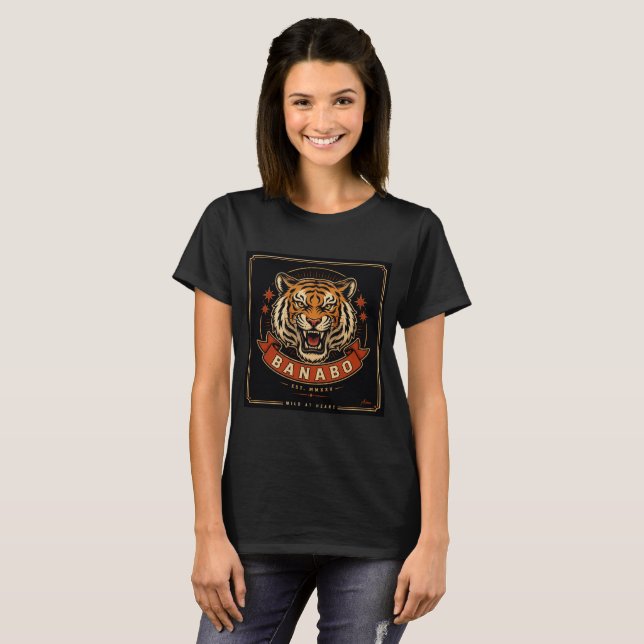 Banabo Tiger Head  T-Shirt (Front Full)