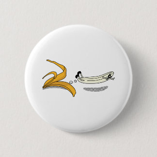 BANANA! 6 CM ROUND BADGE