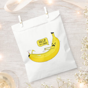 Banana and sock favour bag