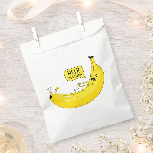 Banana and sock favour bag (Clipped)