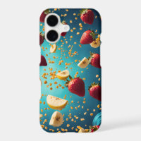 banana and strawberry pieces