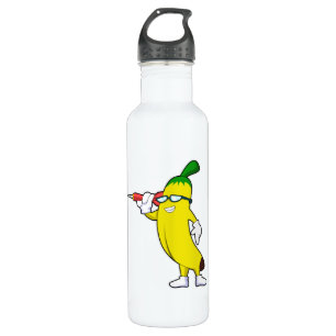 Banana at Darts with Dart 710 Ml Water Bottle