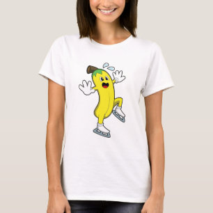 Banana at Ice skating with Ice skates.PNG T-Shirt