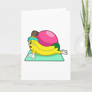 Banana at Yoga Fitness Card