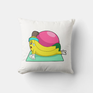 Banana at Yoga Fitness Cushion