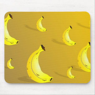 Banana Background Mouse Pad