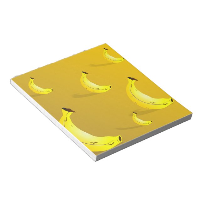 Banana Background Notepad (Angled)