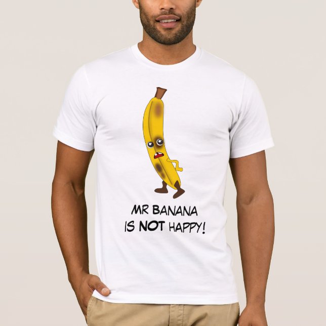 Banana: Bad Fruit Gang with Customisable Slogan T-Shirt (Front)