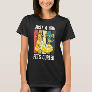 Banana Ball Phyton Just A Girl Who Loves Their Pet T-Shirt