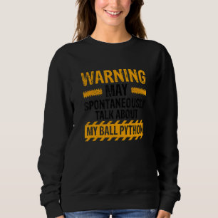 Banana Ball Python and Noodle Reptile Designs 34 Sweatshirt