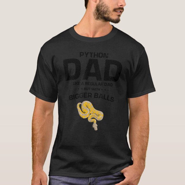 Banana Ball Python and Noodle Reptile Designs 7 T-Shirt (Front)
