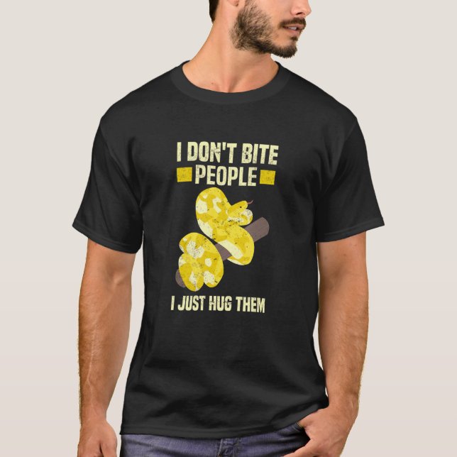 Banana Ball Python  Snake Reptile 1 T-Shirt (Front)