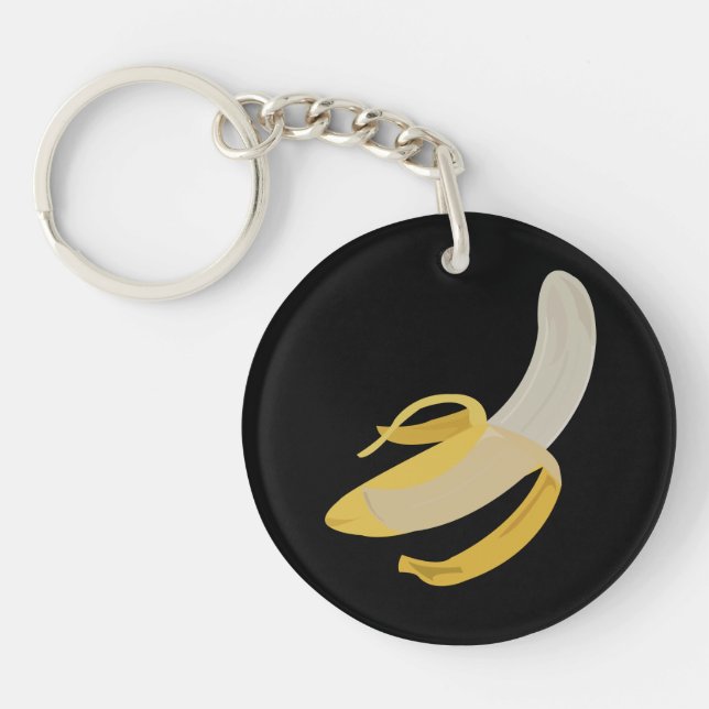 Banana bdd76Nana Double Sided Keyring (Front)
