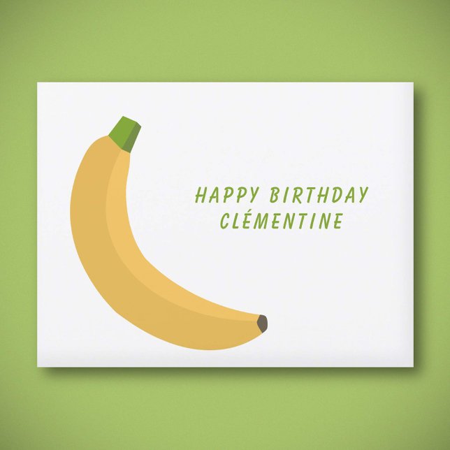 Banana Birthday Postcard (Banana Birthday Postcard)