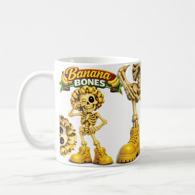 Banana Bones Coffee Mug (Left)