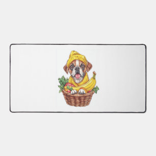 Banana Boxer – Funny Fruit Dog Desk Mat