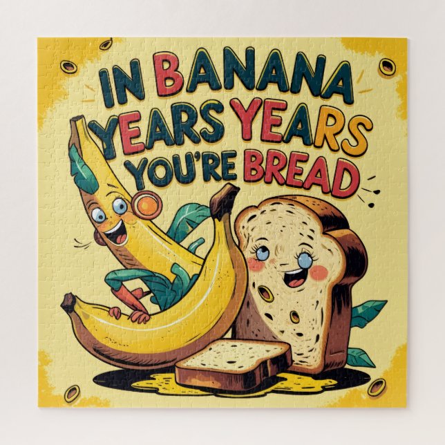 Banana Bread Buddies Jigsaw Puzzle (Vertical)