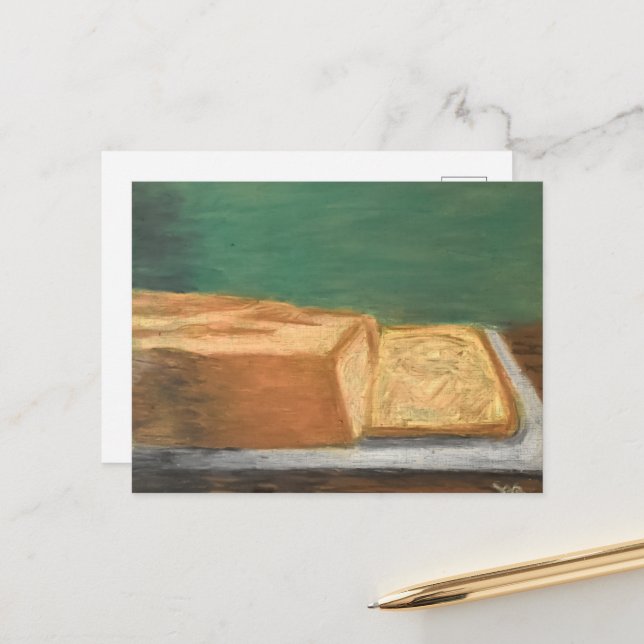 Banana Bread Postcard (Front/Back In Situ)