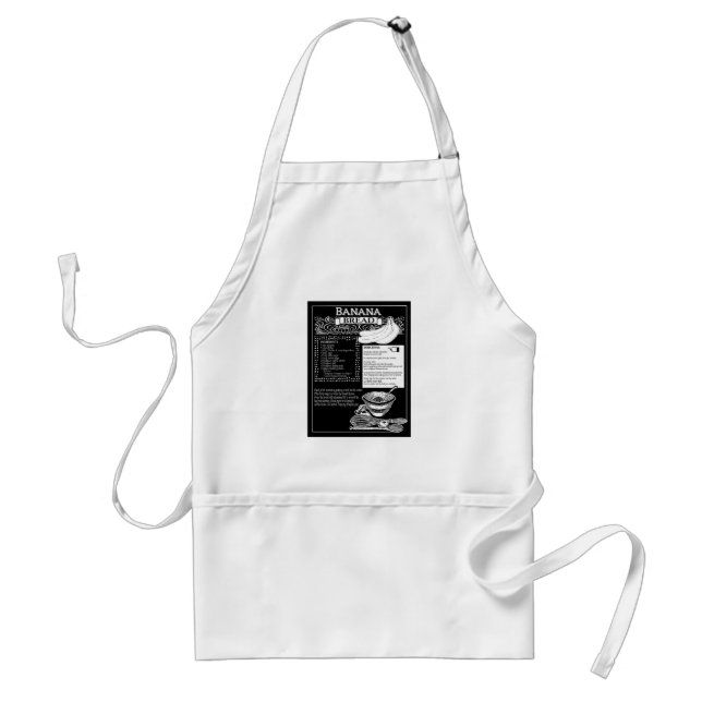Banana Bread Recipe Apron (Front)