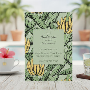 Banana Bunch New Address Moving Announcement Cards