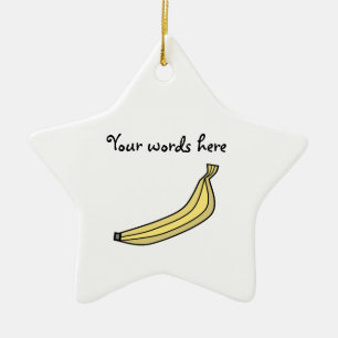 Banana Ceramic Tree Decoration