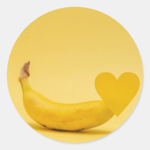 BANANA CLASSIC ROUND STICKER