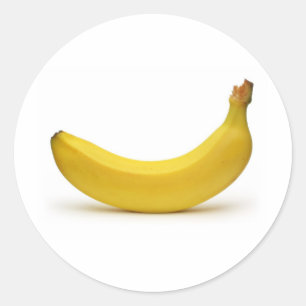 banana classic round sticker