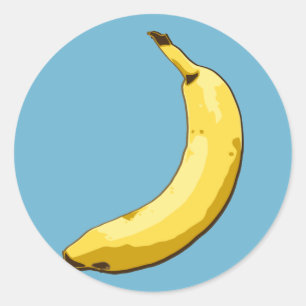 Banana Classic Round Sticker