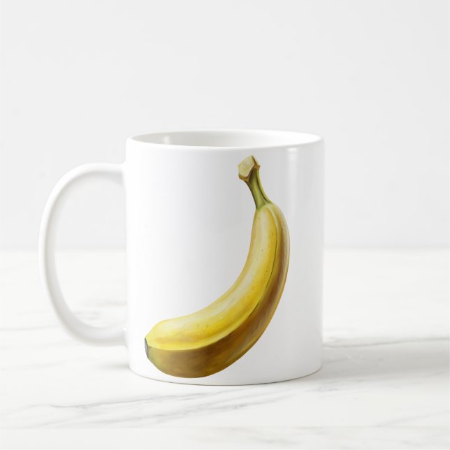 banana coffee mug (Left)