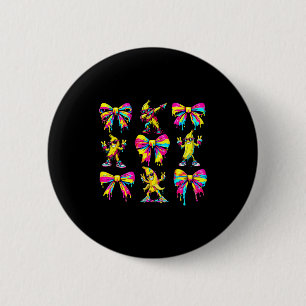 Banana coquette bow drip kids men women youth boys 6 cm round badge