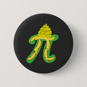 Banana Cream Pie Pi Day 6 Cm Round Badge