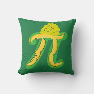 Banana Cream Pie Pi Day Cushion