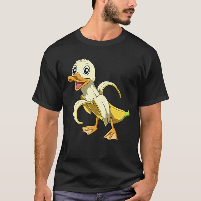 Banana Duck Owners Banana Lovers Funny Banana Duck T-Shirt (Front)