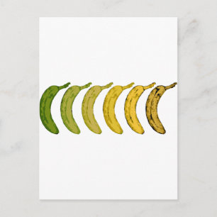Banana Evolution Postcard