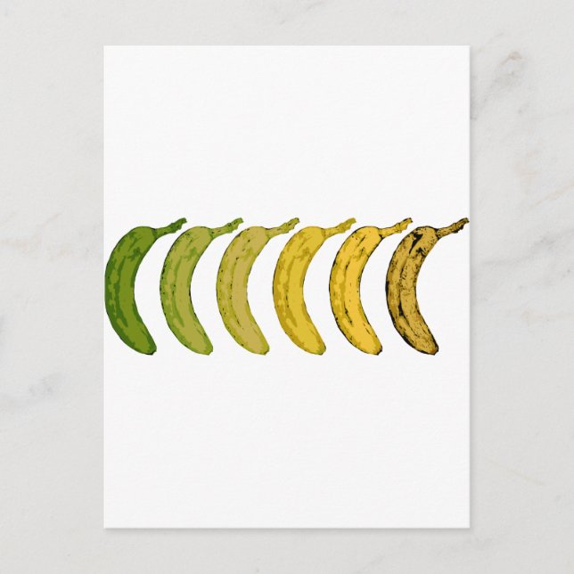 Banana Evolution Postcard (Front)