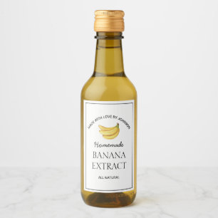Banana Extract Label