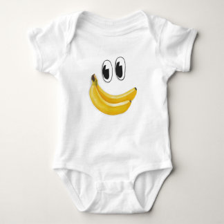 banana face baby bodysuit