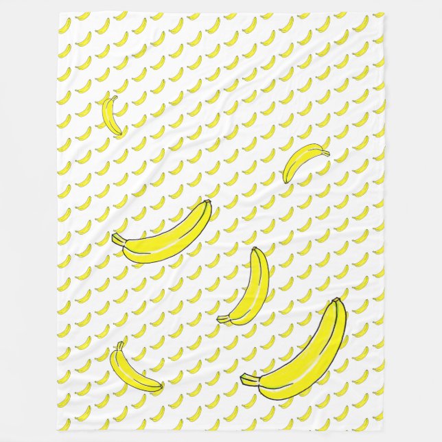 Banana Fleece Blanket (Front)