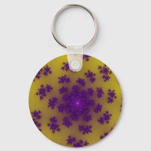 Banana Floral Sprinkles Key Ring