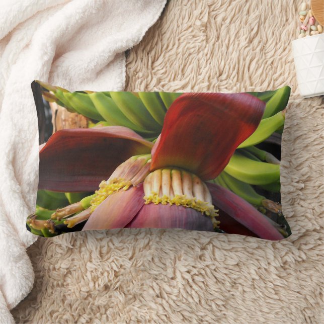 Banana Flower Lumbar Cushion (Blanket)