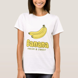 Banana Fresh & Sweet Banana Fruit Art T-Shirt