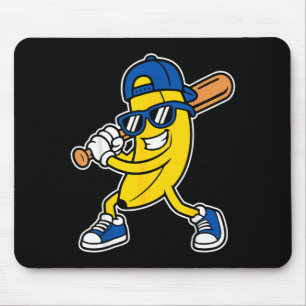 Banana Funny Cartoon Kids Youth Boys Girls Design Mouse Pad
