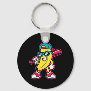 Banana Funny Cartoon Kids Youth Boys Girls Key Ring