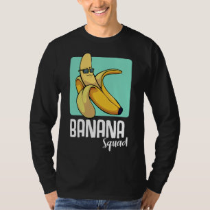 Banana Funny Fruit Lover Tropical Yellow Friends S T-Shirt
